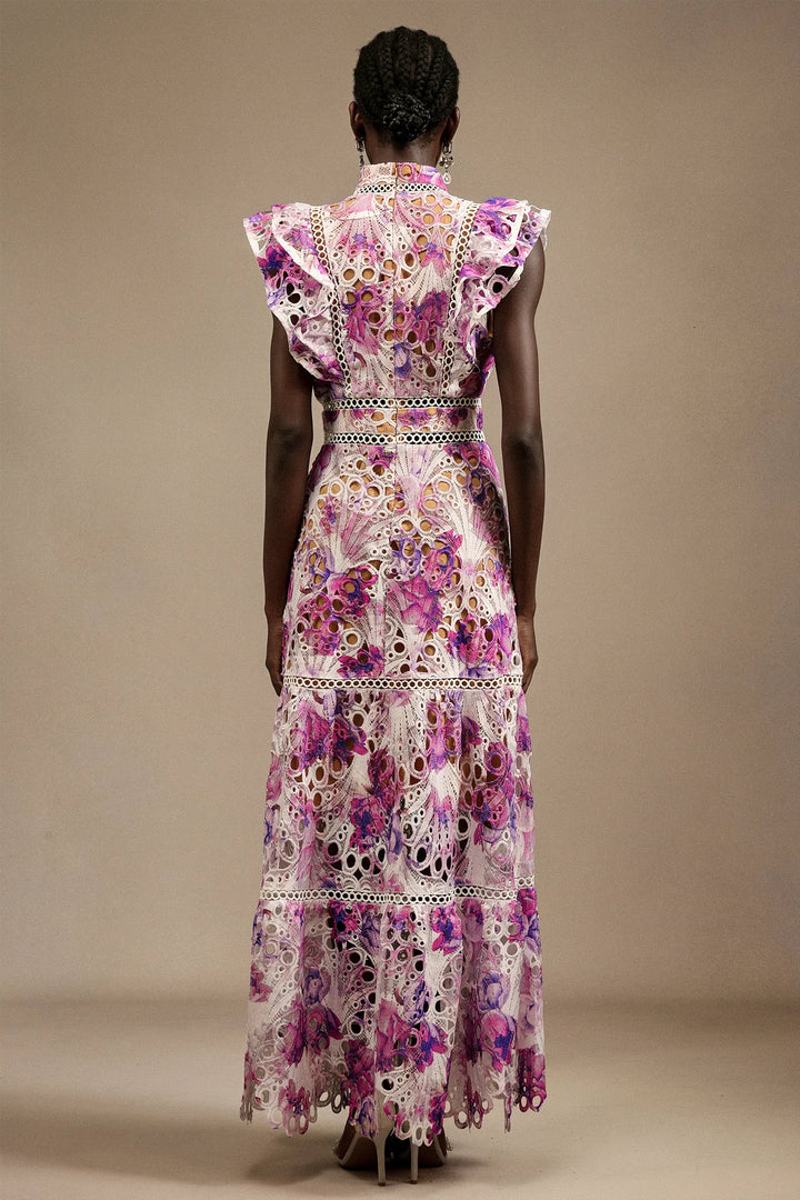 Paula - Hollow Sleeveless Midi Dress