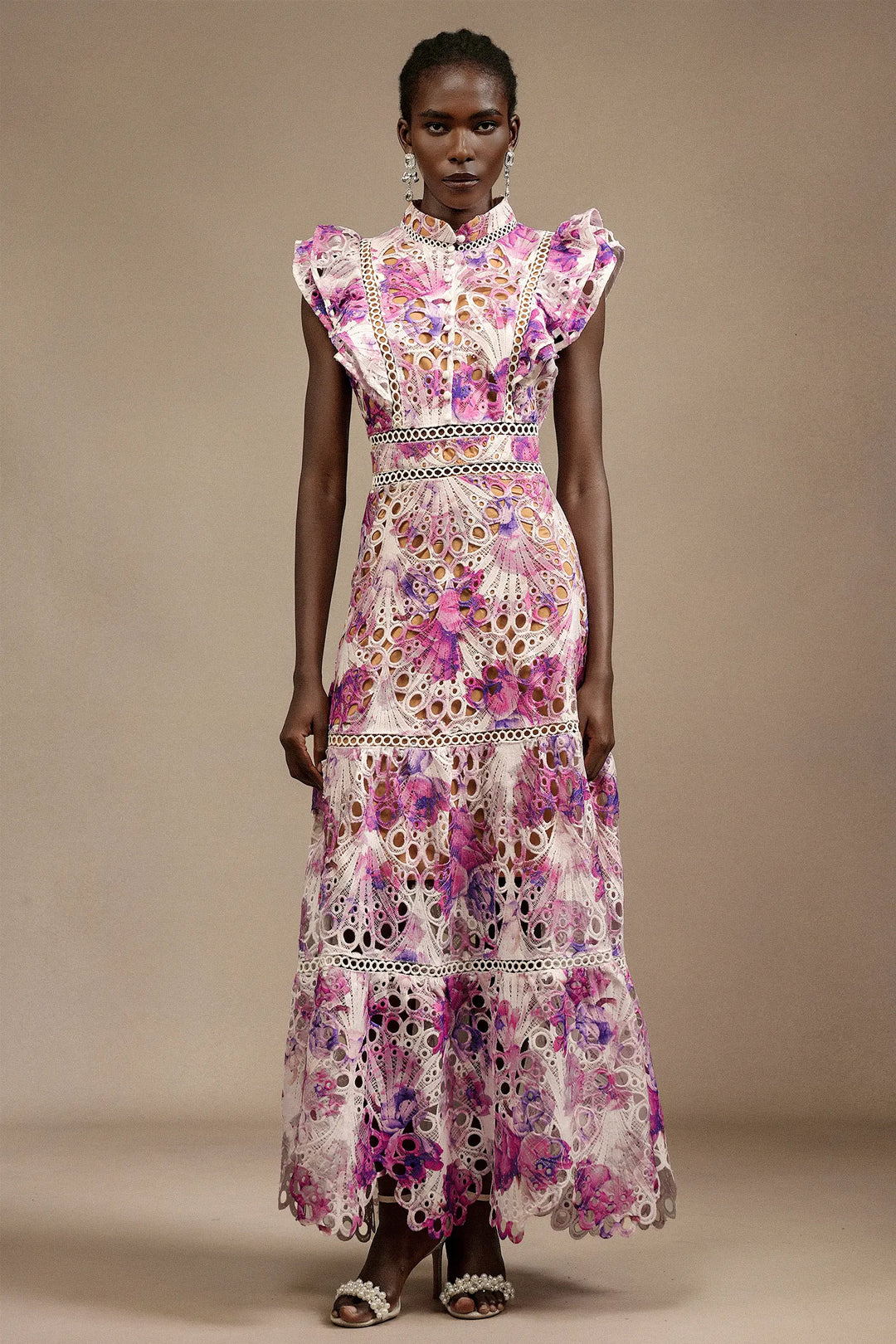 Paula - Hollow Sleeveless Midi Dress