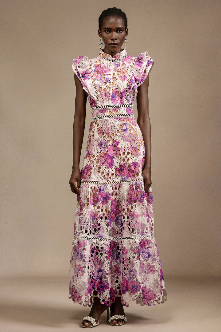 Paula - Hollow Sleeveless Midi Dress
