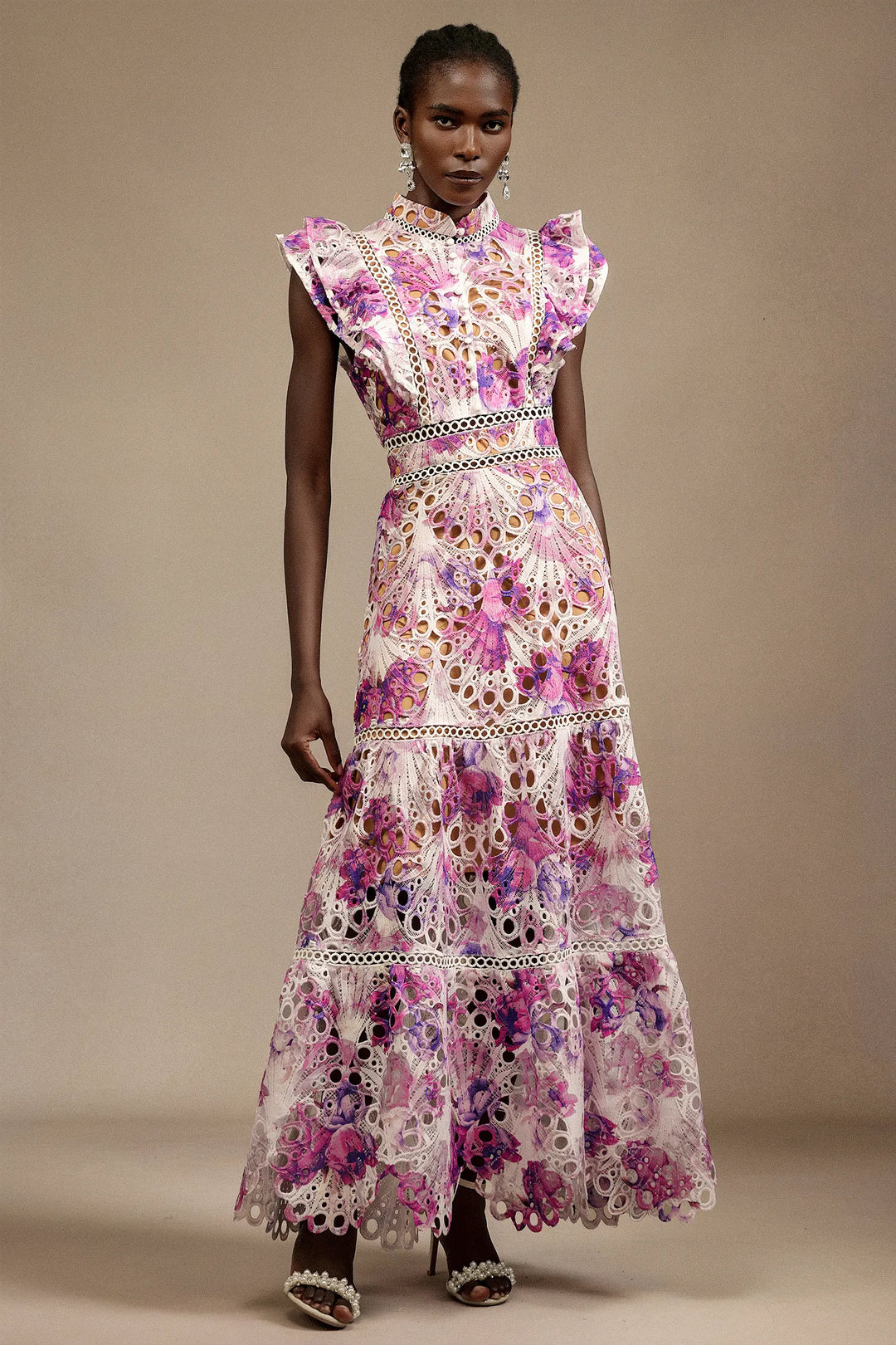 Paula - Hollow Sleeveless Midi Dress