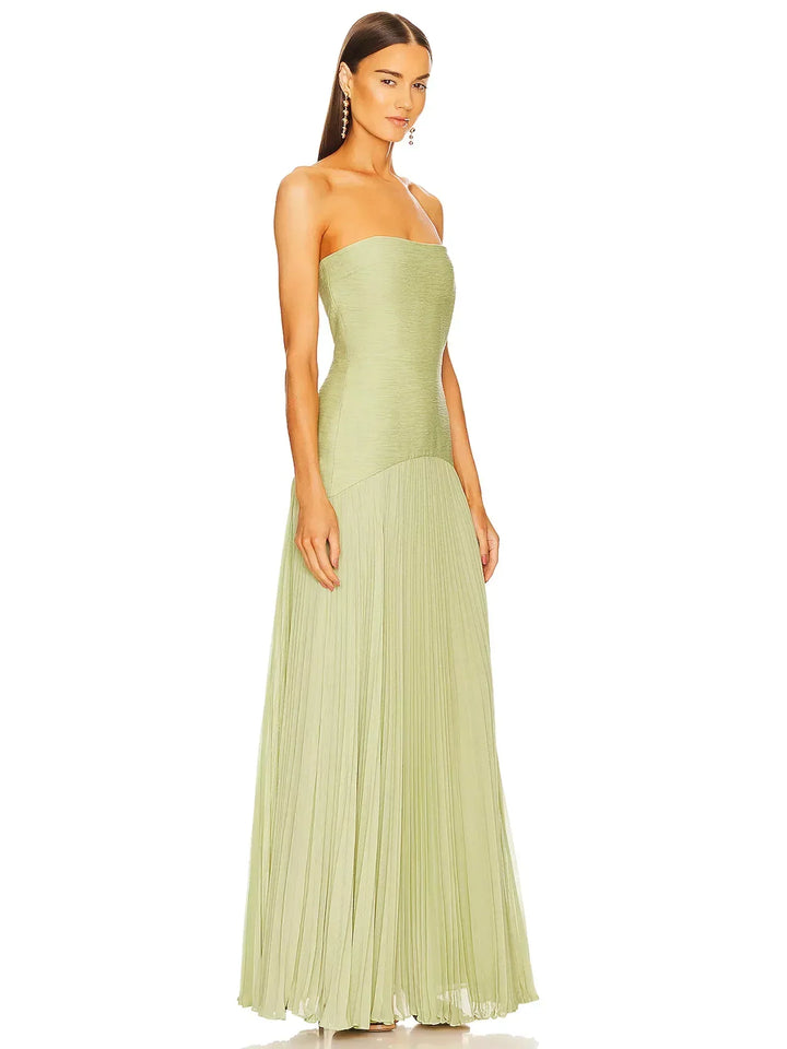 Zynella - Sleeveless Drop-Waist Maxi Dress