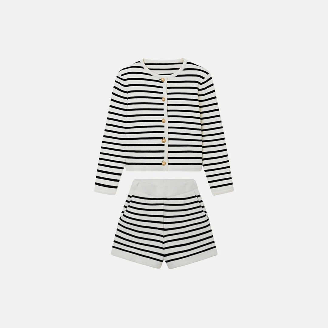 Coco Striped Knit Co-ord Set