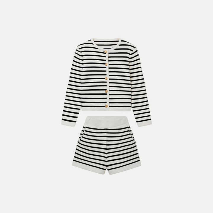 Coco Striped Knit Co-ord Set