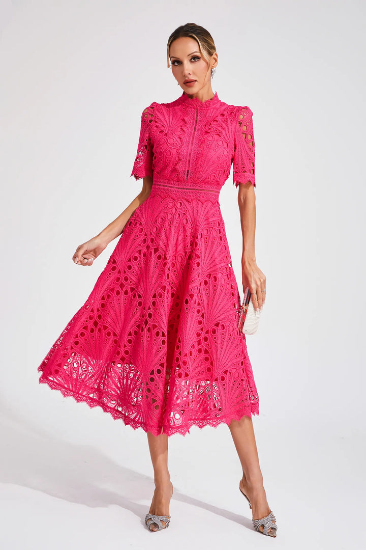 Lisandia Cut Out Midi Dress