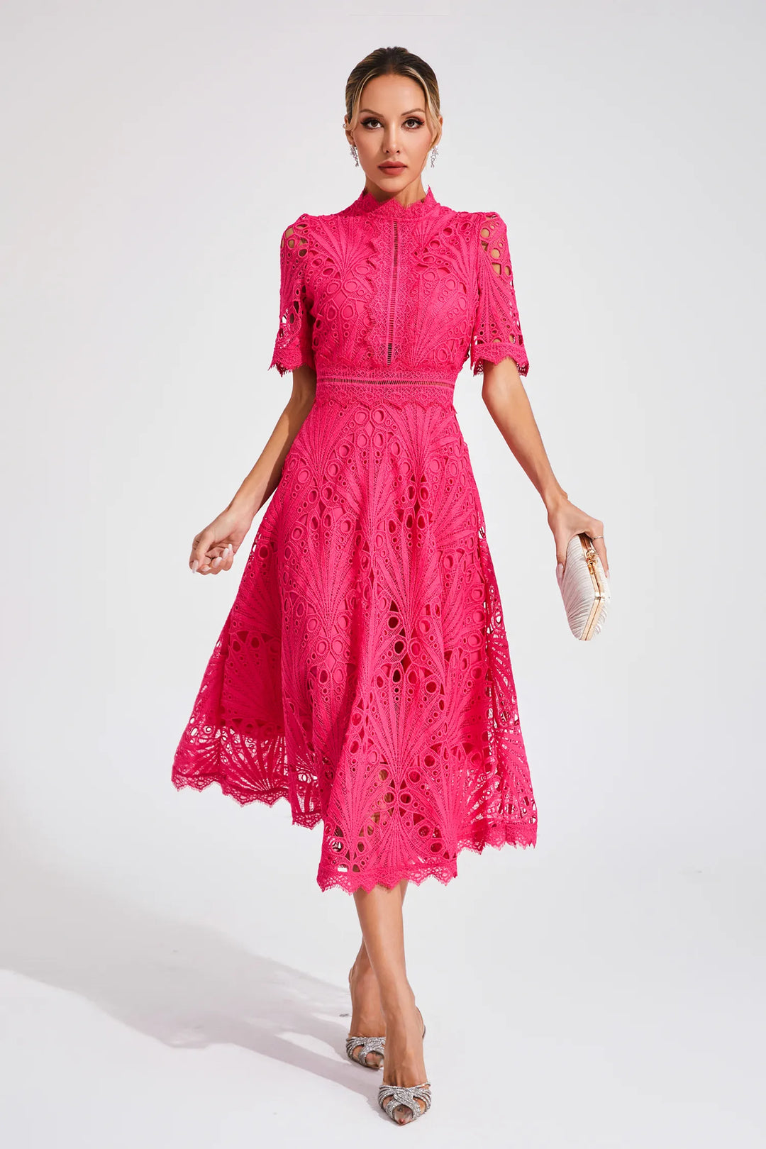 Lisandia Cut Out Midi Dress
