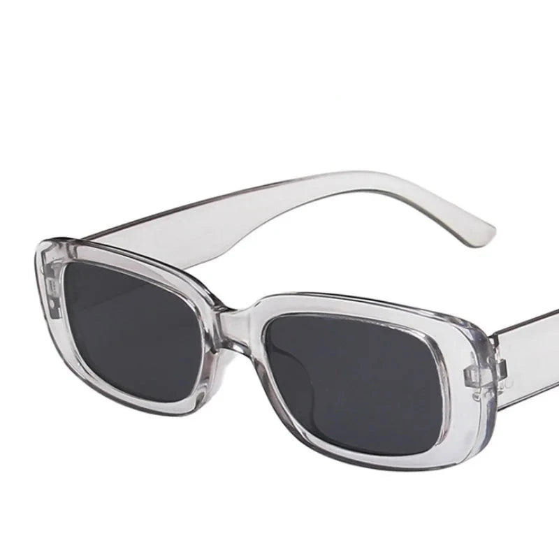 Silk & Sapphire Rectangle Sunglasses