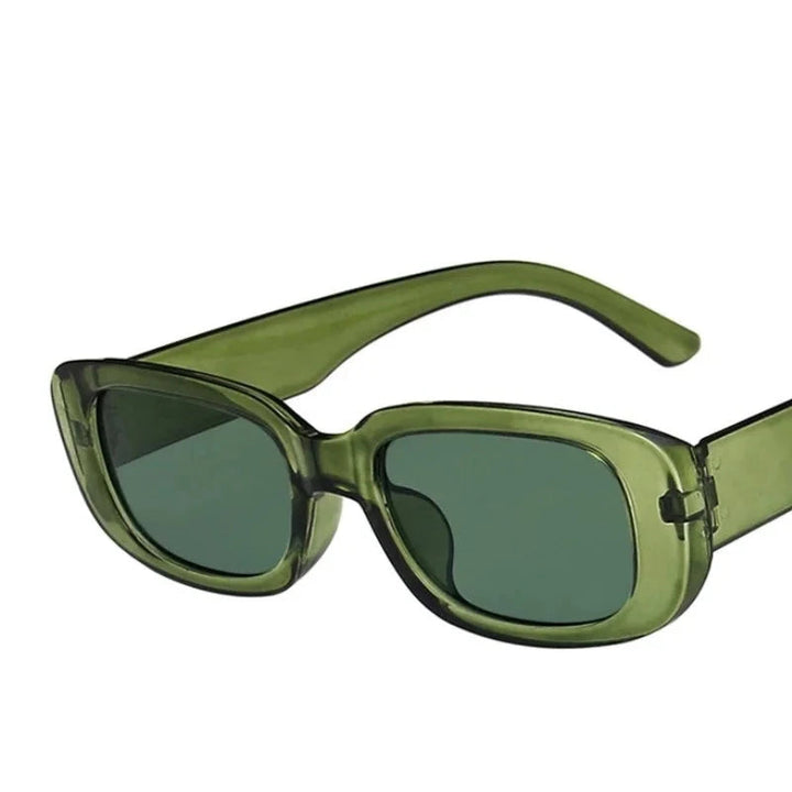 Silk & Sapphire Rectangle Sunglasses