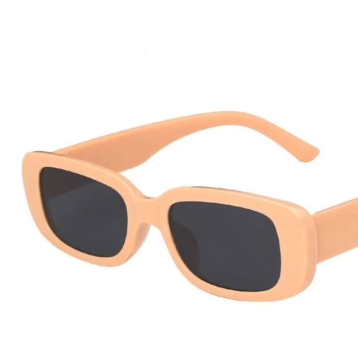 Silk & Sapphire Rectangle Sunglasses