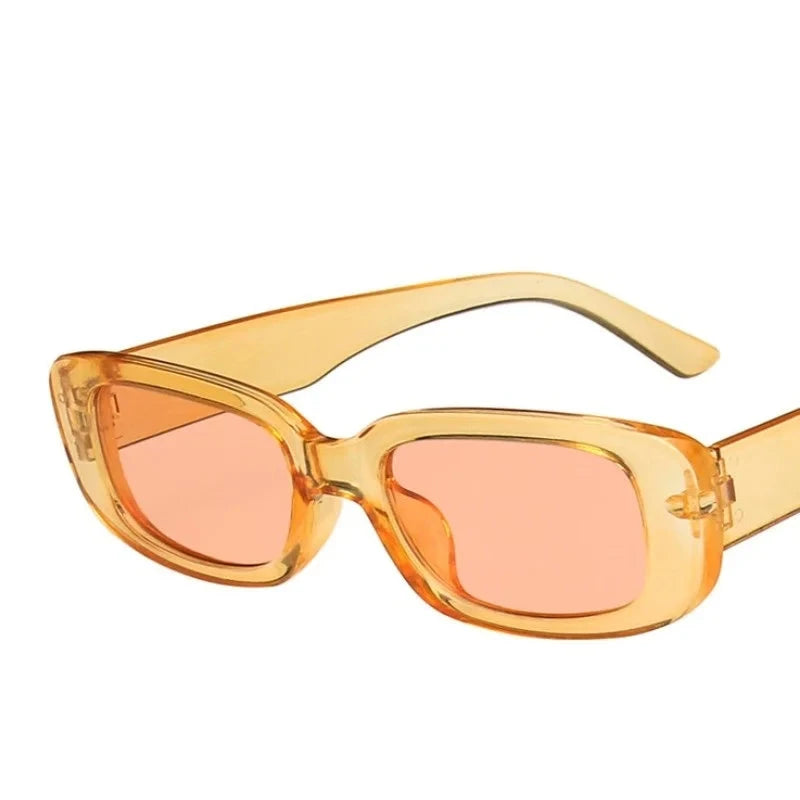 Silk & Sapphire Rectangle Sunglasses