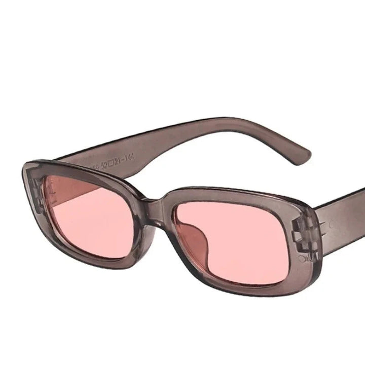 Silk & Sapphire Rectangle Sunglasses