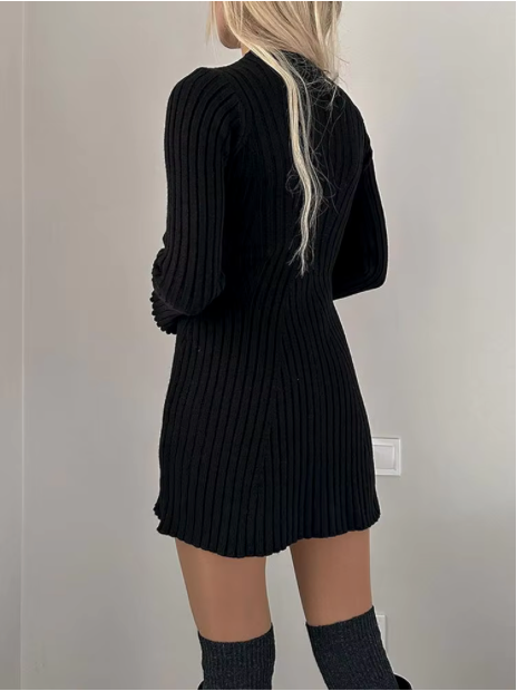 Genevieve - Knitted Mini Dress