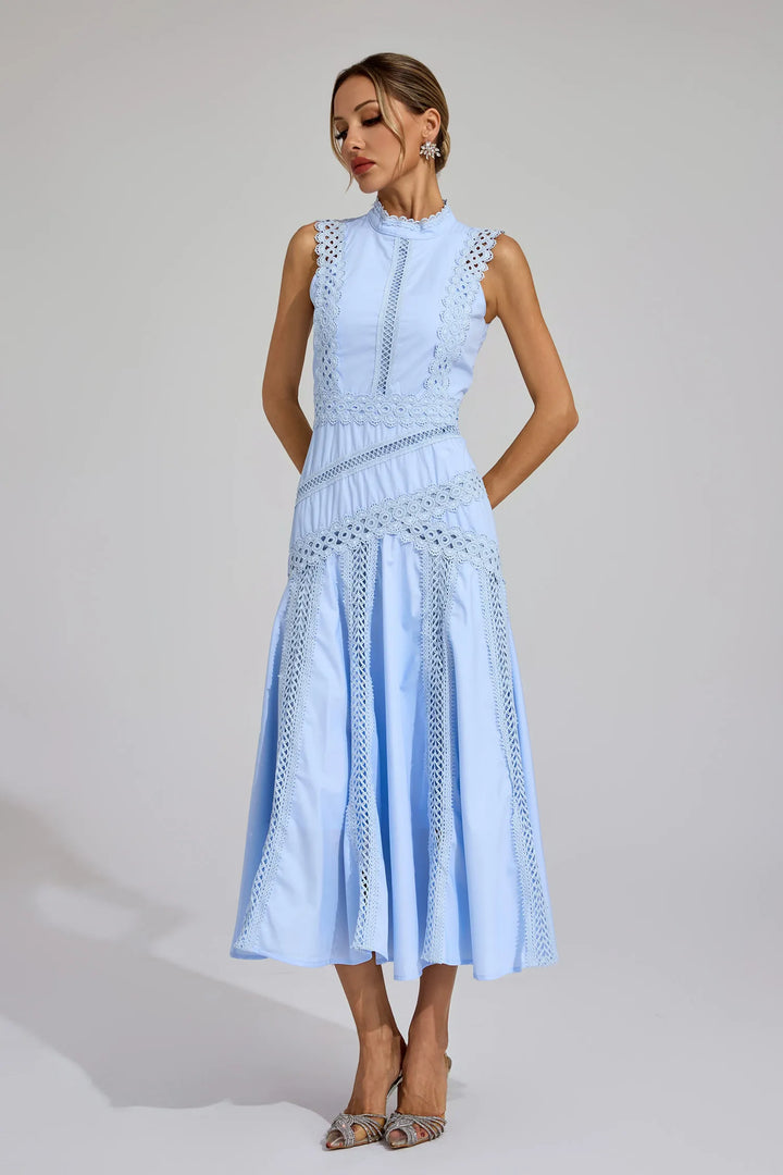 Lisette Sleeveless Lace Dress